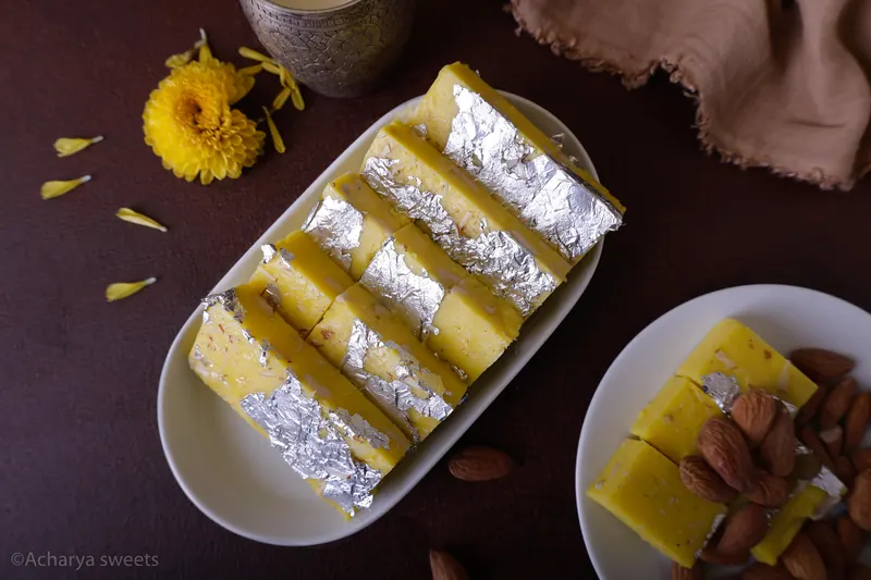 Acharya Sweet House Badam Burfi