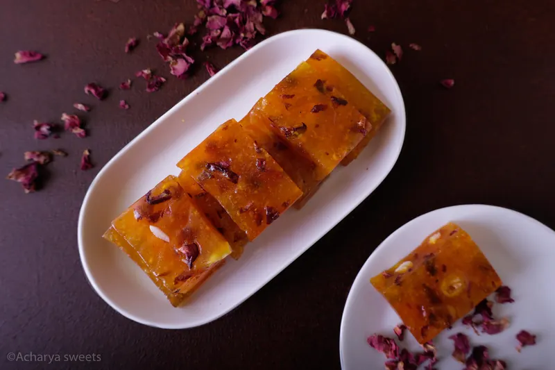 Acharya Sweet House Rose Halwa